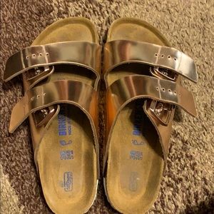 Metallic Copper Birkenstock